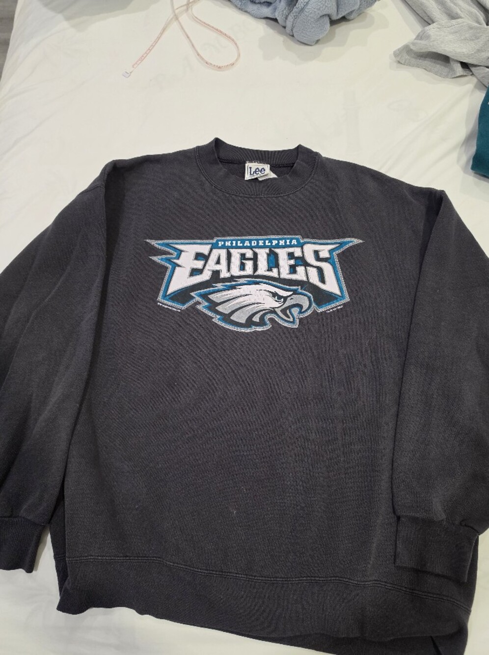 Vintage 90s Throwback Lee Sport Philadelphia Eagles Crewneck Sweatshirt